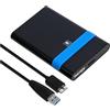 Generico SSD Esterno USB 3.0, 256 GB, Hard Disk Memoria Esterna Veloce per Archiviazione dati, Molto Sottile e Leggero. Alte prestazioni e velocità