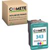 COMETE CONSOMMABLE COMETE, Marca francese - 343-1 Cartuccia d'inchiostro compatibile con HP 343 per stampanti HP Photosmart B8330 B8350 2610 2710 Deskjet 460 5740 6520 Officejet H470 6210 6213 7210-1 Colore