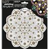 Aladine - Kit Mandala 20 cm in Dot Painting - Cofanetto Mandala con stencil Mandala e supporto in legno - 85502