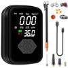 JINER Compressore Aria Portatile, 4000mAh Mini Compressore, 150PSI Gonfiatore Elettrico Portatile con Luce LED, Adatto per Auto Moto Bici Palla