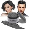 Mifeloy Haartönung Temporäre Haarfarbe 4,23 once, crema per capelli istantanea fango naturale pomada per capelli, uomini donne styling cera per toni di capelli, cera per capelli per party cosplay (Nero)