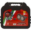 SMC Catene da Neve OMOLOGATE O-Norm TUV 7mm per Pneumatici GOMME 215/65 R 17