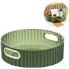 MAIXINNEW Piatto Portaspezie Girevole 22cm, Lazy Susan Piatto Girevole Porta Spezie, Vassoio Girevole Cucina Multifunzione per Spezie, Salse, Frutta, Trucco