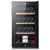 MOLVUS 84 l termoelettrico per vino rosso e bianco, funzionamento silenzioso, piccolo frigorifero autoportante - Visualizzazione digitale della temperatura con pannello touch