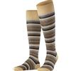 FALKE Microblock M Kh cotone al ginocchio fantasia 1 paio, Calzini lunghi Uomo, Beige Country 4380, 45-46