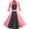 Generic Abiti Anni 30 Abito da Cocktail Vintage da Donna Abito da Festa Swing Senza Maniche da Cocktail Abito da Cocktail Festa Estate Casual Vestiti da Cocktail, Senza Maniche per Matrimoni, Feste (S)