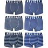 Navigare 6 Pezzi Boxer Uomo Mutanda Intimo Elasticizzato Varie Fantasie (M, Art.2952z)