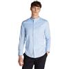 Tommy Hilfiger Uomo Camicia Flex Poplin Solid Mao Regular Fit, Bianco (White), XL