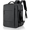 Cozary Zaino da Viaggio Aereo Bagaglio a Mano 42X30X16 per Easyjet,Bagaglio a Mano-Borsa da Cabina Zaino 28L per Uomo e Donna da Scuola Viaggio Lavoro,15.6 Pollici Zaino Porta PC