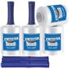 TAPEBEAR Pellicola Estensibile Con Manico in Plastica 127mm x 305M, Pellicola Trasparente Per Pallet Per Pallet, Materiali in Movimento e Pellicola Termoretraibile, Confezione, 4Rotoli