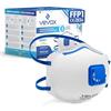 VEVOX® Mascherina FFP1 - Set da 5 - Maschera antipolvere con valvola