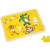 Janod Puzzle di legno 24 pezzi per bambini dai 4 anni, Modello incluso + Gioco dei 5 errori sulla tavola, Sviluppa la concentrazione e l'osservazione, Prodotto FSC, J07125