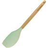 Fackelmann Ocean Spatola da cucina universale, spatola in silicone con anima rigida in acciaio, manico antiscivolo in legno certificato FSC, 31 x 6 cm, verde acqua, 1 pz.