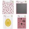 Nellie's Choice Fustella, Stencil per Pittura, Cartella da Embossing e Timbro Personalizzato Set - 22 Pezzi Design Pasquali - Materiali Creativi per Scrapbooking, Journaling, Fai-Da-Te e Biglietti