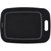 Zyliss E910064 Tagliere in Fibra di Legno Piccolo, 30cm x 21,5cm, Legno Riciclato, Nero, Tagliere per Cucina con Scanalatura per Succhi, Lavabili in Lavastoviglie