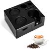 Torchesy Tamper Caffe 51 54 58mm,7 in 1 Stazione Di Manomissione Organizer Caffe Base per Delonghi EC680 EC685, Con Cassetto Portaoggetti Organizer per Caffe per Barista Cucina Di Casa