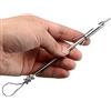 Blackr 6 pz In Acciaio Inox Pesca Broadheads Bowfishing Freccette Caccia Freccette Punta Punta per Caccia Pro Fionda Catapulta Target Game