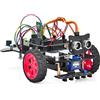 OSOYOO Model 3 Robot Car DIY Starter Kit per Arduino: Robotica motorizzata educativa, app di controllo remoto, apprendimento del codice, codifica meccanica IOT per adolescenti e adulti