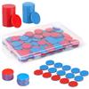 SZSMW 100 Conteggio di Chip di Gioc - Accessori Tombola - Pedine per Tombola - Perfetto per Addizioni, Sottrazioni,Conteggi,Bingo,Ausili per L'Insegnamento In Classe O A Casa,Viene Fornito Con Scatola