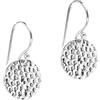 Treasure Bay Boucles d'Oreilles Rondes en Argent 925 - Disques Martelés Faits Main - Différentes Tailles 10mm à 20mm (18 Mm)