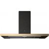 Elica BIO ISLAND @ BLRO/A/120x53 USB ROVERE - PRF0200563 Cappa a Isola 120 x 52 cm Nero Effetto Ruvido e Rovere Naturale Touch Wi-Fi