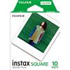Pellicola Istantanea Fujifilm Instax Square - Formato Quadrato 62x62mm | Confezione Da 10 Foto Con Bordi Nero E Bianco - Foto 2