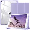TiMOVO Custodia Compatibile con Nuovo iPad 9a Gen 2021/iPad 8a Gen 10.2 2020, con Portapenne, Case Protezione con Supporto, Proteggi Tablet Auto Sveglia/Sonno iPad 7a Gen 2019 10.2, Taro Viola