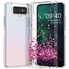 ZXLZKQ Custodia Per Asus ZenFone 7 Pro / ZS671KS (6.67 pollice) Cover, Custodia Morbida in Silicone Flessibile Trasparente Gel TPU Cover Slim Case per Asus ZenFone 7 Pro / ZS671KS - cuore rosso