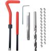 DAYUAN Kit di Riparazione Filettatura M5x0.8mm Helicoil Ripristino Strumenti di Riparazione Filo Kit Inserto Filo Compatibile Set di Utensili manuali per Riparazione Auto