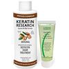 KERATIN RESEARCH Complesso kit brasiliano, trattamento di cheratina, risultati professionali, leviga istantaneamente i capelli lisci senza crespi con olio di argan, cheratina senza formaldeide a casa, 3-6 mesi