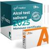 gef + medica GEF Medica - Alcol Test Salivari Rapidi per Screening Personali, Strisce Alcolimetriche All Test, Prevenzione e Controllo Alcol, Monouso, Portatili, Sicure e Affidabili, Risultato in 2 Minuti (3)