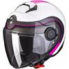 SCORPION Casco EXO-CITY ROLL Bianco Rosa - SCORPION 2XS