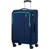 American Tourister Sea Seaker - Spinner M, Suitcase, 68 cm, 61 L, Blue (Combat Navy)