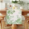 Aisybaklyn Runner Tavola 40X140 Runner da Tavolo Moderno Tovaglia Verde Foresta Tovaglie da Tavola Eleganti Runner per il Tavolo Casa Colonica Vintage Decorativo Rustico Holiday Della Tavola da Pranzo