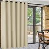 DWCN Tenda divisoria oscurante beige divisoria tenda con occhielli, 1 pezzo, per soggiorno, camera da letto, terrazza, ufficio, 243 x 254 cm (altezza x larghezza)