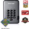 iStorage diskAshur PRO2 HDD 5TB Disco rigido portatile sicuro - certificato FIPS Level 3 - Password protetta, resistente alla polvere e all'acqua, crittografia hardware USB 3.1 IS-DAP2-256-5000-C-X