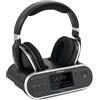 TechniSat STEREOMAN 2 DAB+ - Cuffie wireless da 2,4 GHz (con docking station, ricezione radio DAB+/FM, per TV e impianti musicali), nero