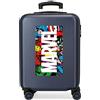 Marvel ACTION Marvel Valigia da Cabina per Bambini, 55 cm, Blu Scuro