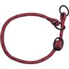 JACK AND VANILLA, Collare per Cane, Modello Luminous Dots, Colore Rosso, Misura 8 mm x 30-35 cm