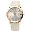 Burberry BU9014 Orologio da uomo con cinturino in pelle marrone chiaro
