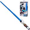 Star Wars Lightsaber Forge, Spada Laser Giocattolo di Obi-WAN Kenobi, di Colore Blu, Allungabile, Giocattolo per Gioco di Ruolo Personalizzabile, dai 4 Anni in su, Multicolore
