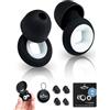 Bonny*D Tappi Orecchie Dormire 35dB Riutilizzabili, Tappi Per Orecchie Antirumore In Silicone, Più Comodi delle Cuffie Per Dormire, Ideali per Sonno Profondo, Studio, Iperacusia, Viaggi