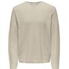 Only & Sons Maglione Uomo ONLY&SONS Manica Lunga Girocollo Cotone Comodo Elegante Maglia, Colore:Beige-2, Dimensione Maglia:M