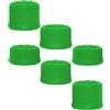 Szaerfa 6PCS Grip Set Joystick Cap Tappo del bastone analogico per PS5 Pro/PS5 slim/PS5, controller analogico Gamepad sollevato antiscivolo impugnature del bastone del pollice bastoni Cover (Verde)