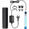 SWAWIS 5W UV Sterilizzatore Lampada per Acquario, 220V Sommergibile Lampada UV Luce con Ventose e Scudo Luminoso, per Sterilizzazione Subacquea l'Eliminazione Alghe Deodorazione