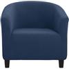 YeGang Copripoltrona 1 Posto Elasticizzato, Copripoltrona Chesterfield Copripoltrona Universale Lavabile Fodera per Soggiorno Bar Reception (Blu Navy)