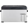 Steamy-E Single Zone 30, Frigorifero Elettrico a Compressore, 12/24V DC e 100-240V AC, per Congelare e Raffreddare da -20℃ a +20℃, Ideale per il Campeggio, 27 Litri, Argento