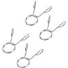 FFitness 4 Pezzi Ferma Dischi 25mm Chiusure Manubrio Bilanciere Lock Morsetto Bloccaggio Pinze per Manubri Serrature a Molla
