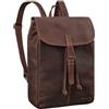 STILORD 'Tracy' Zaino Donna Pelle Vintage Porta Pc 14 Pollici Pelle Borsa Antifurto Borsetta Tracolla Cuoio Grande per Scuola Lavoro Università, Colore:torres - marrone