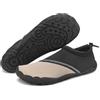 Mishansha Scarpe da Scoglio Uomo Donna Scarpette Mare Scoglio Antiscivolo Scarpe Mare per Spiaggia Piscina Acqua Immersione Grigio Ardesia,Gr.36